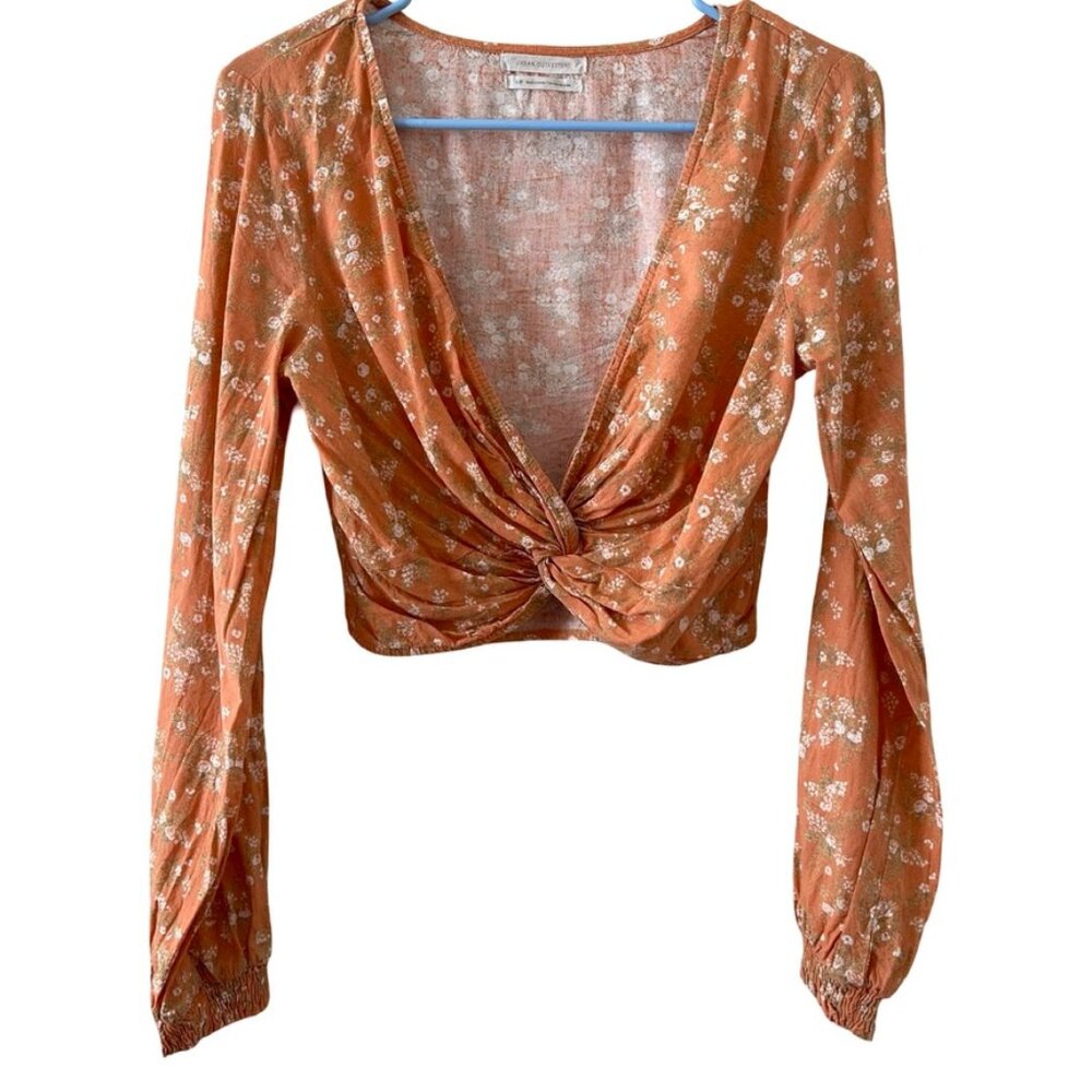 Urban Outfitters Long Sleeve Crop Top